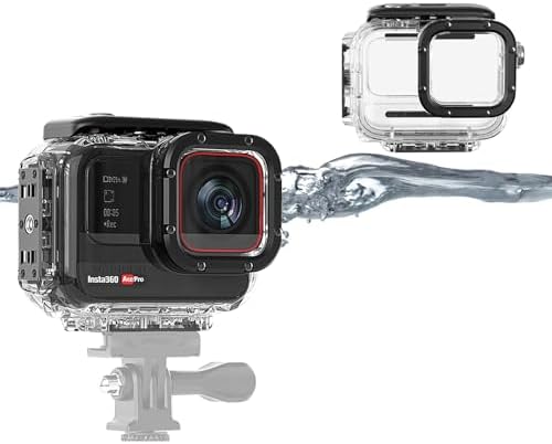 Insta360 Ace Pro 2/Insta360 Ace Pro 用潜水ケース 60M 防水ケース 水中撮影 防水深さ60M 耐圧性 防塵 落下防止 取付け簡単 60m水深ダイビング/シュノーケリング/水泳/サーフィン/スキー/ラフ