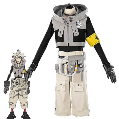 コスプレ衣装 ルド ガチアクタ 制服 戦闘服 ハロウィン クリスマス 学園祭 プレゼント 大人用 S~3XL 通気性 耐久性 10点完全セット|ヤスイショップ