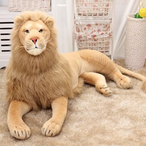 本当のな百獣の王ぬいぐるみ 馬鹿でかい大きさ 120糎 抱き枕 サプライズ 安眠 癒し系 もの柔らか 萌え萌え 特殊 クリスマス 差し上げ物