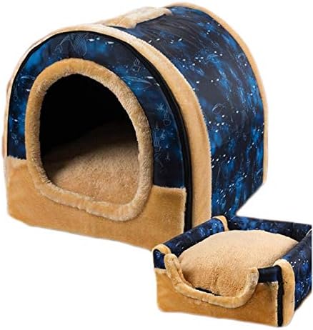 ドーム型ペットベッド ペットハウス 猫用 犬用 おしゃれ インテリア 滑り止め 防湿 室内用 保温防寒 大容量 2WAY使用 送料無料｜ヤスイショップ