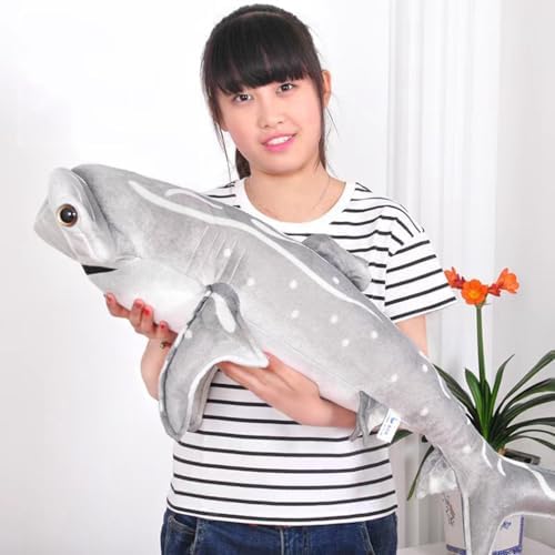 抱き枕 シュモクザメ縫い包み 可愛い ロング もこもこ 添い寝 抱きまくら シュモクザメおもちゃ 柔らかい 多機能 横向き寝 洗える 癒し系 100cm デスク/昼寝まくら プレゼント