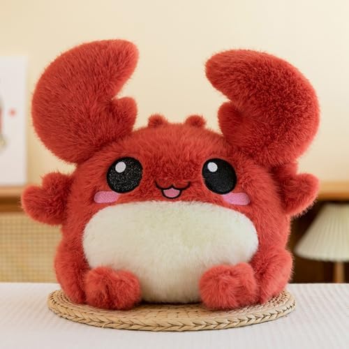カニぬいぐるみ 抱き枕 70cm 大きい ふわふわ 軽量 柔らかく 触り心地良い おしゃれ シンプル キッズ レッド ソファー背当て 昼寝枕 背もたれ 送料無料