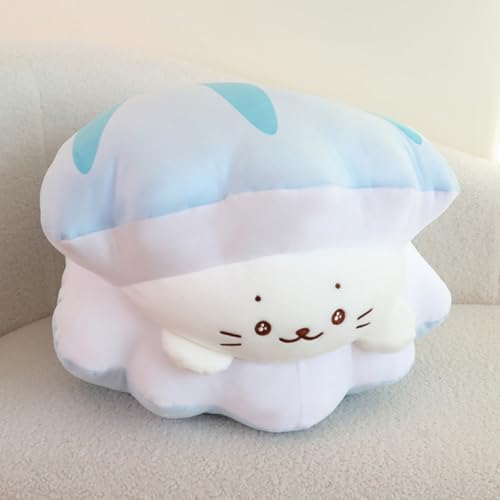 ふわふわ アザラシ クッション 抱き枕 ぬいぐるみ 40*32*25cm 動物 クリス 可愛い 大きい マシュマロアクアミエ おしゃれ 萌え 人気 キッズ用