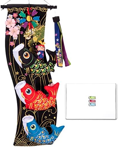 室内用ちりめんこいのぼり 簡単飾り 高級感 プレゼント 五月人形 鯉のぼり ?句飾り