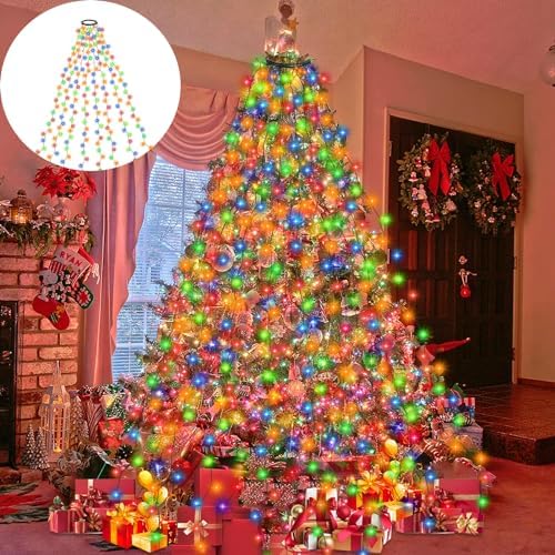 【2025最新】LEDイルミネーションライト ストリングライト クリスマスツリー飾り ライト 電球280個 8種点灯モード 屋外対応 IP44防水 装飾用 おしゃれ シンプル 家庭用 店舗用
