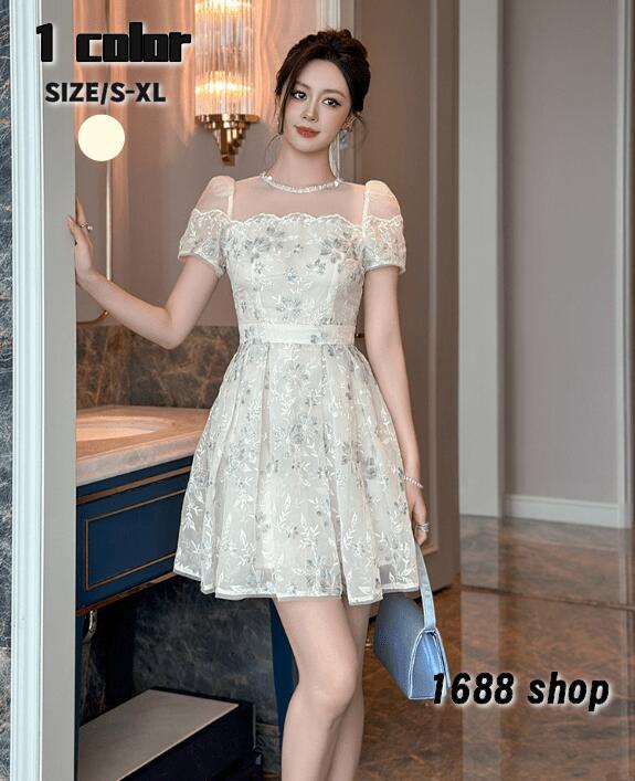 2025　ミニワンピース タイトワンピース 姫系ワンピース　フレアワンピース　シフォン　ワンピース インポート ひざ丈 ミニ丈 エレガント　アシンメトリー シンプル パーティドレス 袖あり お嬢様 セクシー OL オフィスレディー Ｄ06660 二次会 結婚式　韓国ファッション｜1688shop