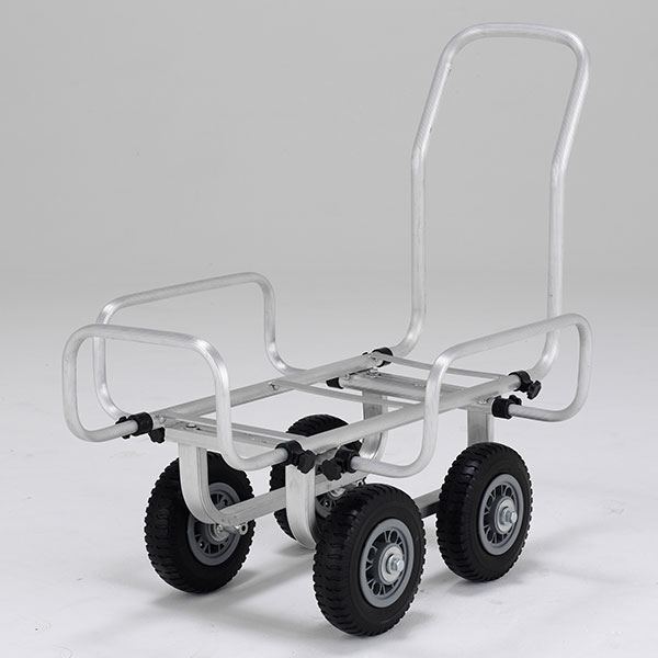 【製造業者直送】 伸縮住み家鉄道車両8inノーパンクタイヤ SKK058なおなお書き アルインコ 花・ガーデン・DIY-リヤカー