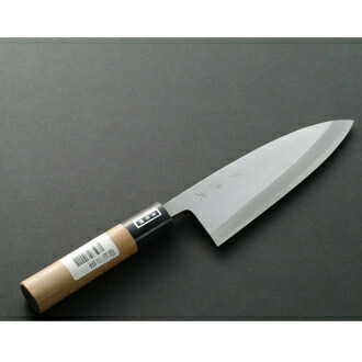 楽天市場】堺清高 出刃包丁 150mm 上カスミ砥ぎ 水牛柄付【出刃 笠原