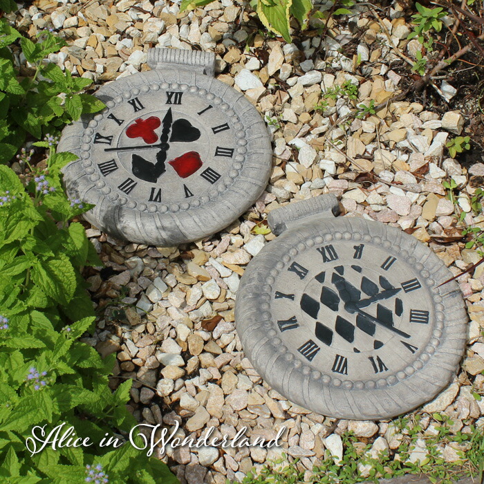 楽天市場】不思議の国のアリス トランプ 時計型 デコレーション