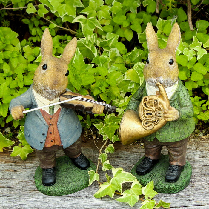 楽天市場】かわいいオーナメント うさぎのカーニバル ミニウサギ5羽