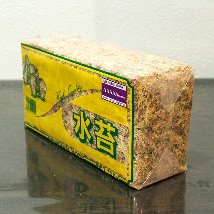 楽天市場 ペルー産 aaa級 5a 高級 水苔 150g 最上位グレード品 苔が長い ギャザリング用 花苗園芸店なごみ