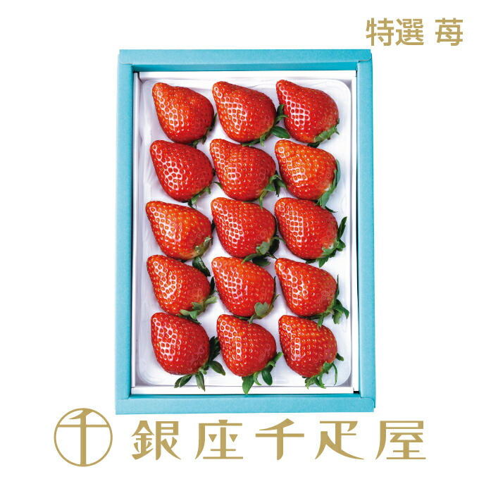 ［ご予約受付終了間近］銀座千疋屋 特選 苺（12～18個入）No2（12～18個入) ［送料無料］［ポイント2倍］ ～ いちご ギフト 贈り物 フルーツ スイーツ プレゼント お菓子 内祝い 誕生日 お祝い 御礼 送料無料 千疋屋 ～