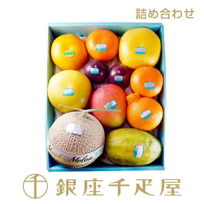 銀座千疋屋　果物詰合せ ［送料無料］［ポイント2倍］ ～ 母の日 詰め合わせ ギフト 贈り物 フルーツ スイーツ プレゼント お菓子 内祝い 誕生日 お祝い 御礼 快気内祝 お見舞い 送料無料 千疋屋 ～