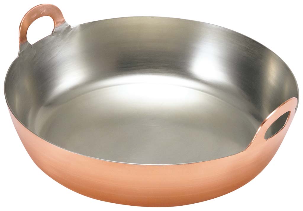 EBM 銅 揚鍋 42cm(板厚2.3mm) 業務用 0226601