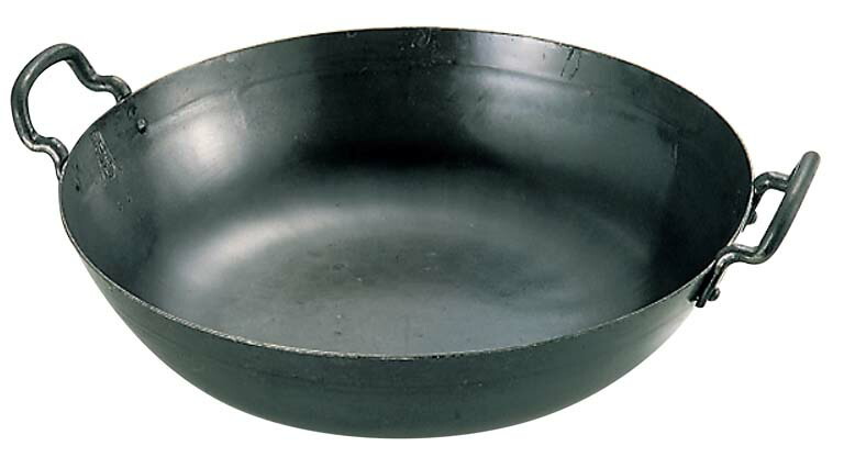 山田 鉄 打出 揚鍋 39cm(板厚1.6mm) 業務用 0229600