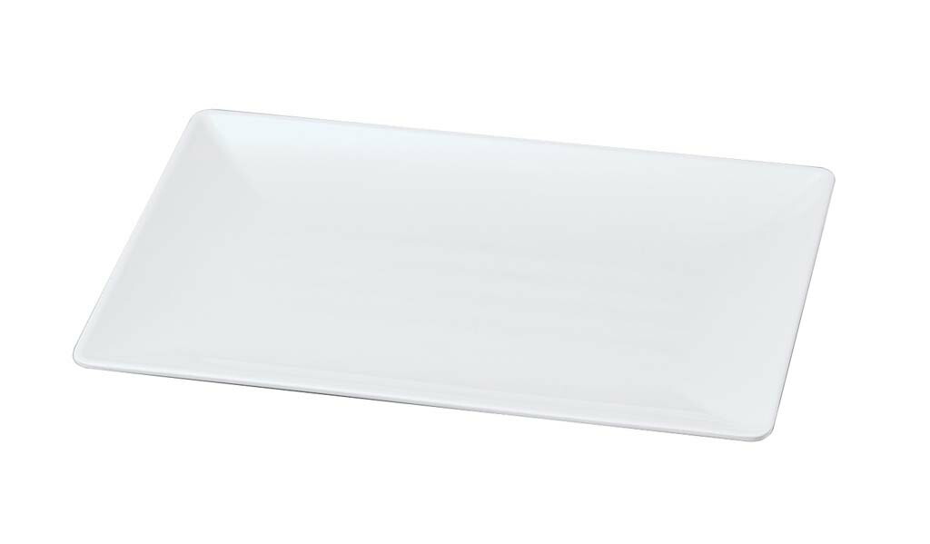 ニューホワイト 長角筋入盛皿 40cm 業務用 0261580