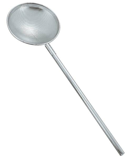 18-8 パンチング 網ヒシャク φ30cm×柄100cm(穴径2mm) 業務用 3537500