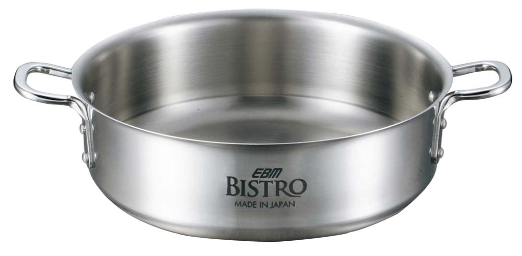 EBM ビストロ 三層クラッド 外輪鍋 39cm 蓋無 業務用 4144500
