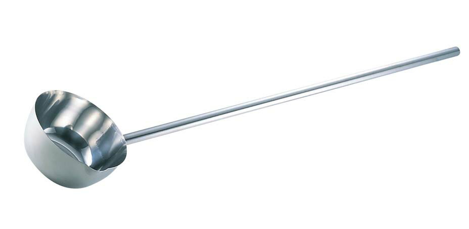 18-8 長柄付口付 ひしゃく φ18cm×柄75cm 業務用 4218400