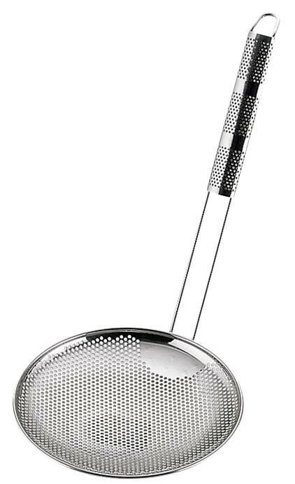 UK 18-8 パンチング そば揚 縦型 21cm 業務用 4349400