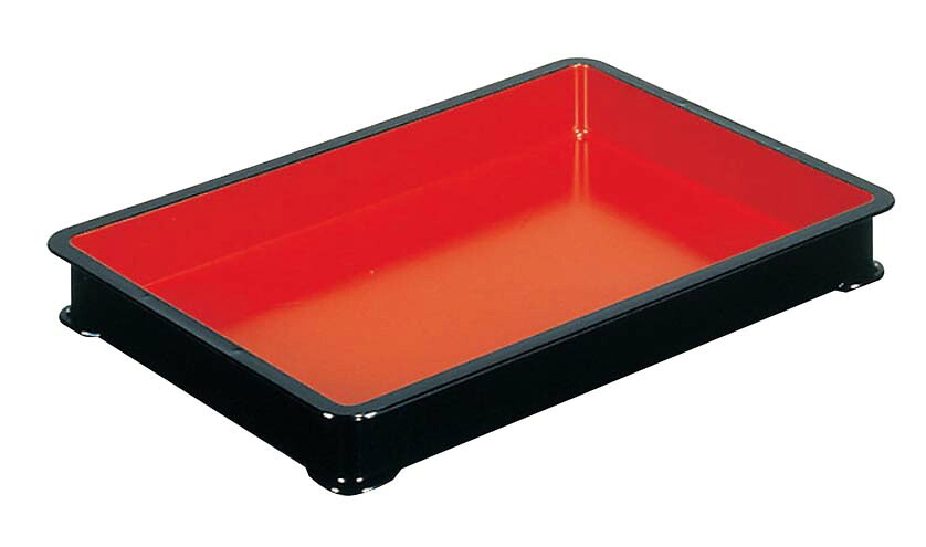 サンコー ABS 朱塗 番重 B型 574×388×H67 業務用 4860600