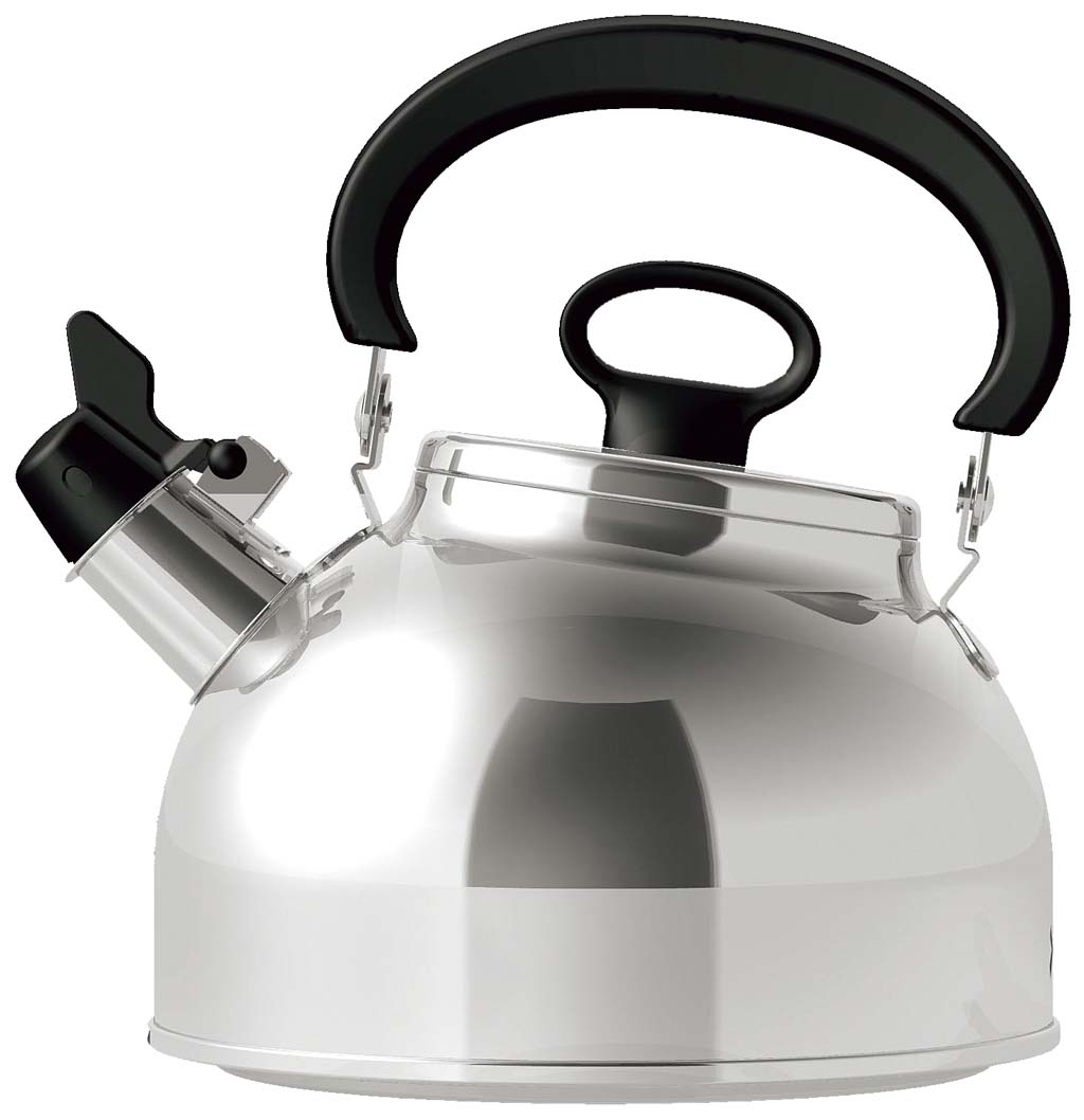 18-8 フィーカ ハーモニカケトル 2.3L ブラック FIKASTH-23 BK 業務用 5052600