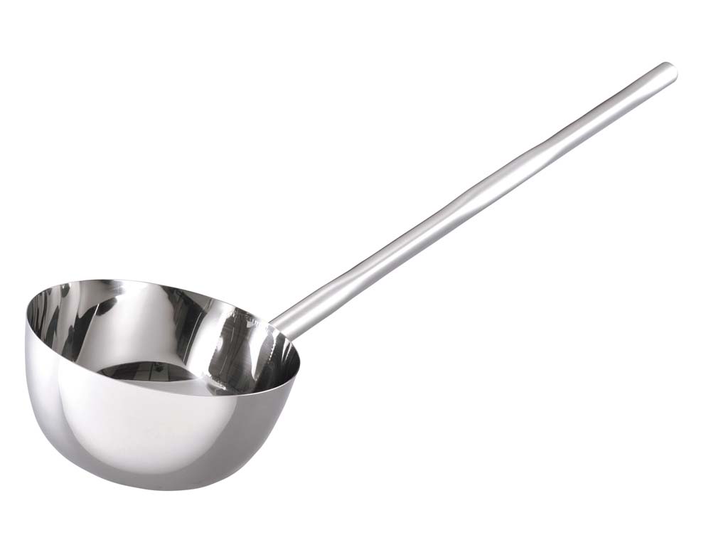 18-8 長柄付ひしゃく楕円グリップ 18cm(1.96L)柄長25cm 業務用 6029440