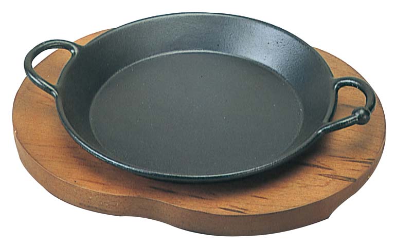 アサヒ 鉄 ステーキ皿 グルメパン 24cm A-203-48 業務用 6417300