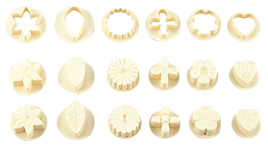 TH スタンプ付 クッキー抜 18pcs 36093 業務用 7144400