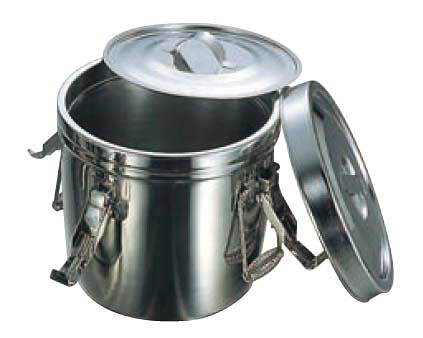 18-8 フック付 ダブル食缶 10L(シリコンパッキン) 業務用 7311210|1956レストラン・サプライ