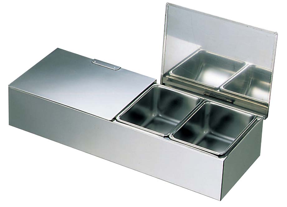 【在庫限り】EBM 18-8 ダブルカバー式 ヤクミ入 4ヶ入 業務用 0340600｜1956レストラン・サプライ 7,305円