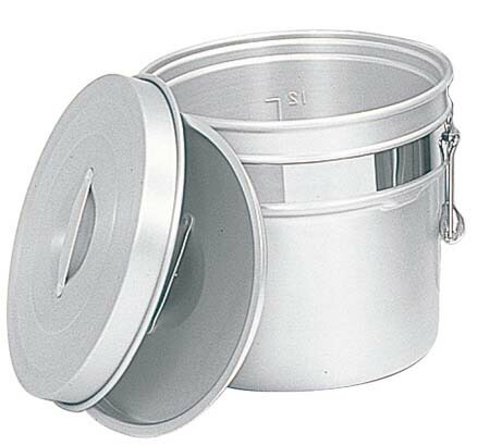 アルマイト 段付二重食缶 246-R 8L(φ265×H260) 業務用 7782100|1956レストラン・サプライ