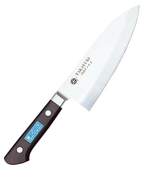 堺孝行 INOX マイコン柄 和風出刃包丁 16.5糎 11101 お役目用 7916600