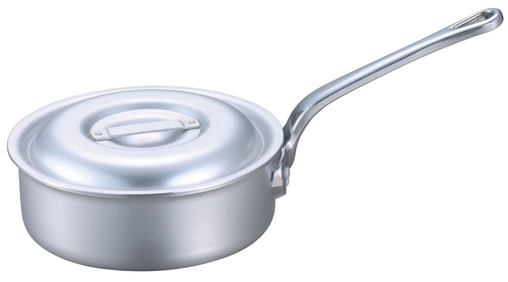 キングアルマイト 深型 片手鍋(目盛付)21cm ｜キングアルマイト 深型 片手鍋(目盛付)21cm｜片手鍋・ソース