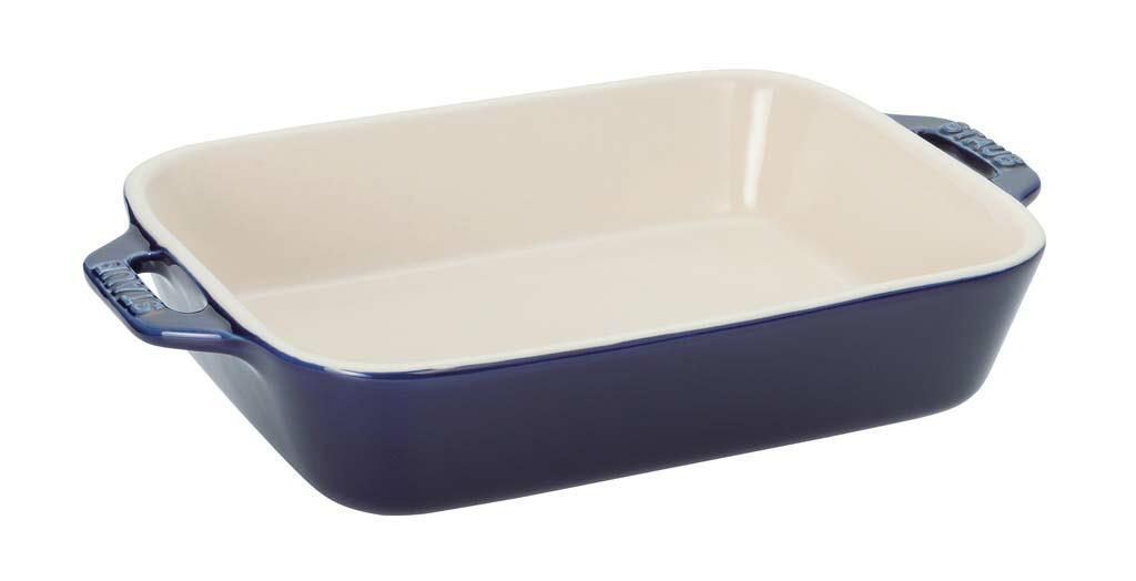 ストウブ セラミック レクタンギュラーディッシュ 27cm×20cm ブルー 40508-591 業務用 0547731