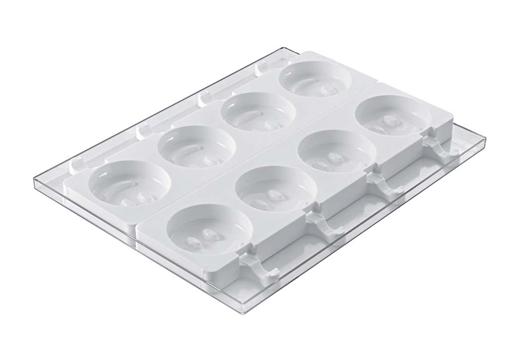 シリコマート ステッコフレックス スマイル(4ヶ取×2枚入)GEL07 業務用 0558710