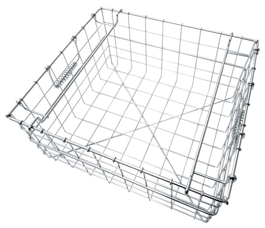 18-8 スタッキング食器カゴ A型 A-2 中(プレート付) 業務用 1009200