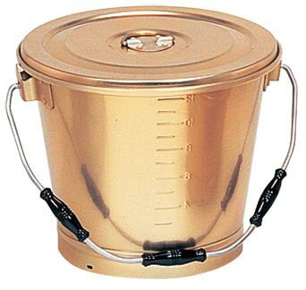 しゅう酸アルマイト 丸型一重 食缶 14L 215G 業務用 1130000