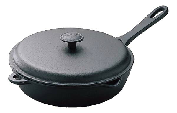 南部鉄 蓋付フライパン 24cm 24112 業務用 1842500｜1956レストラン・サプライ