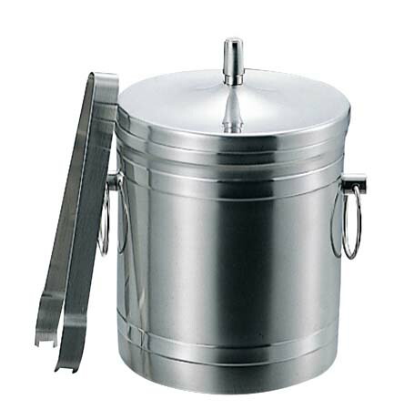 K 18-8 アイスバケット(トング付)5L 業務用 1876300 10,805円