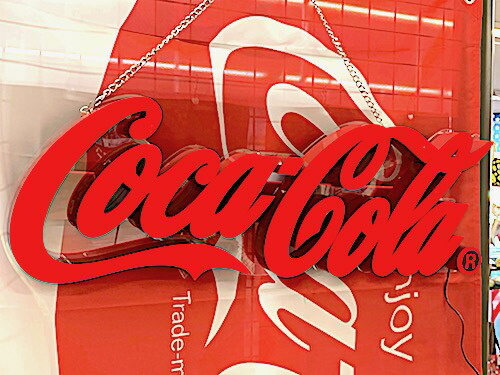 楽天市場】コカコーラブランド 「ミニ レタリング LEDサイン