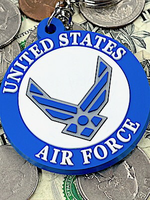 楽天市場】ミリタリー US AIR FORCE キーホルダー キーリング おしゃれ
