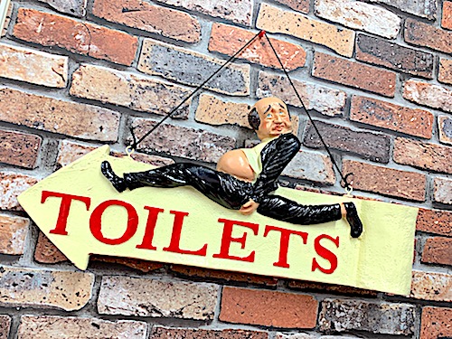 楽天市場】ブリキ看板 トイレ サインプレート TOILET 案内板