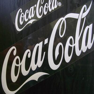 ブランド品 アメリカン雑貨 コカコーラ グッズ カッティングステッカー Coca Cola L White Griswoldlawca Com