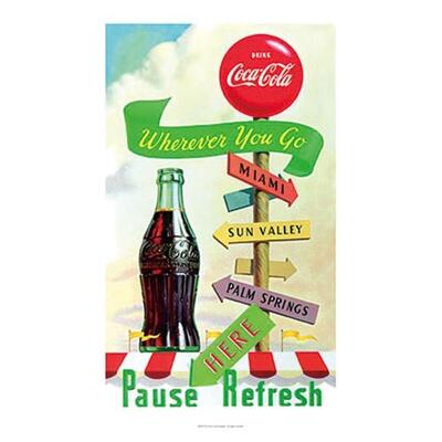 楽天市場】パブサインミラー COCA-COLA ICE COLD コカコーラ