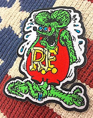 楽天市場】ラットフィンク Rat Fink ロゴ パッチ(ワッペン