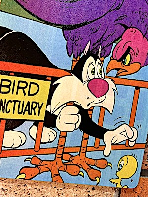 楽天市場】ルーニー・テューンズ トゥイーティー ブリキ看板