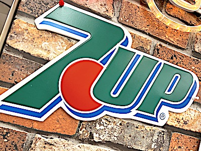楽天市場】7UP セブンアップ チョークボードサイン （1970年代ドット