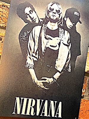 Nirvana ニルヴァーナ サイン入りフォトフレーム Nirvana Smiley Face Commemorative Limited Signature Edition