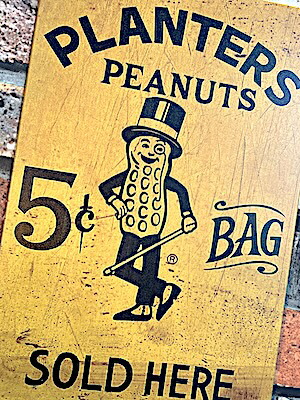 楽天市場】看板 店舗用 アメリカン サインボード Mr.PEANUTS